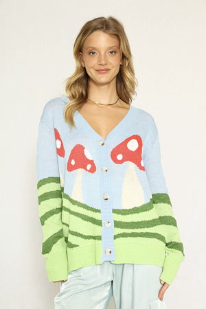 Mushroom Cardigan