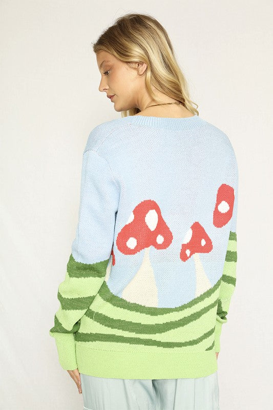 Mushroom Cardigan