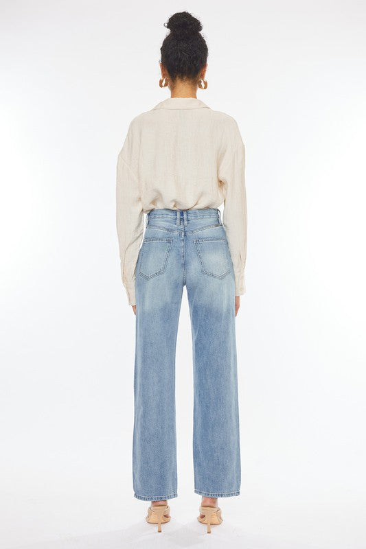 90's Wide Leg Straight Jeans