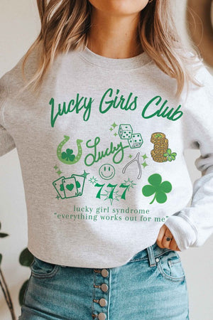 LUCKY GIRLS CLUB Graphic Sweatshirt