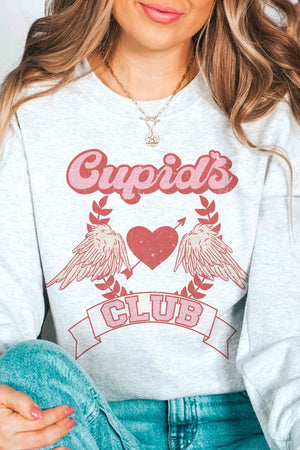 CUPIDS CLUB Graphic Sweatshirt