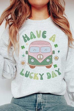 HAVE A LUCKY DAY Graphic Sweatshirt