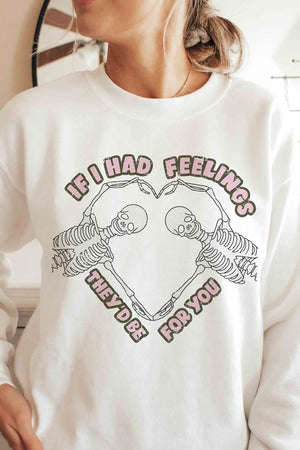 IF I HAD FEELINGS THEYD BE FOR YOU Graphic Crew