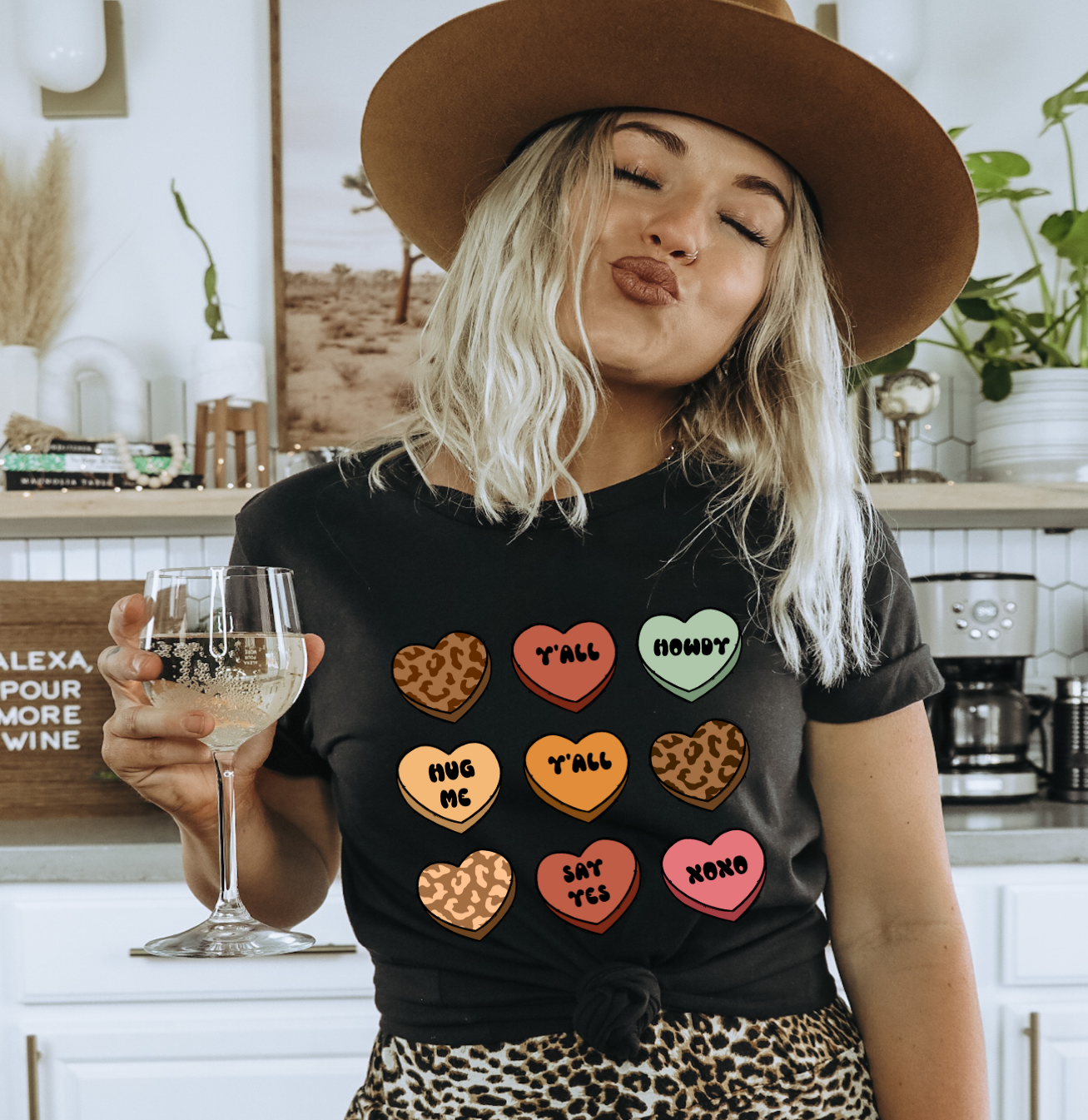 'Y'all, Howdy Hearts' Valentine T-Shirt