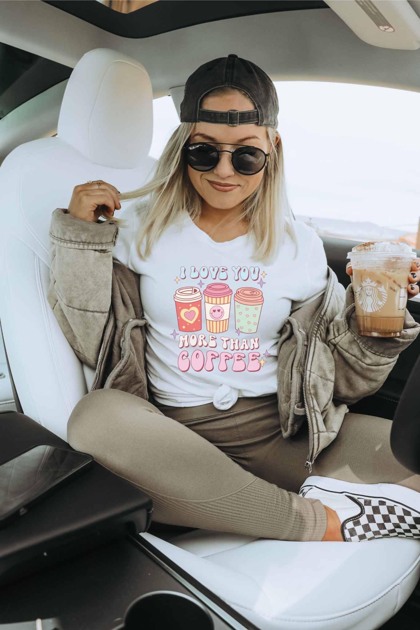 'I Love You More Than Coffee' T-Shirt