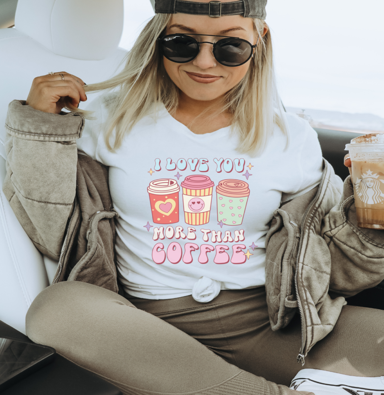 'I Love You More Than Coffee' T-Shirt