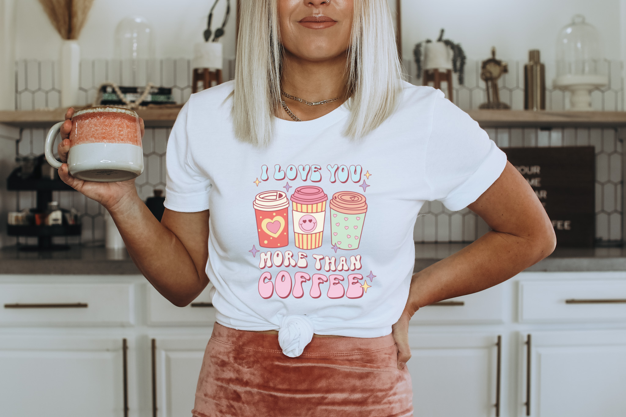 'I Love You More Than Coffee' T-Shirt