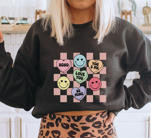 'Valentine Hearts' Crewneck Sweatshirt