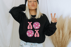 'XOXO Disco' Crewneck Sweatshirt