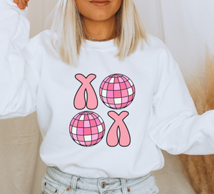 'XOXO Disco' Crewneck Sweatshirt